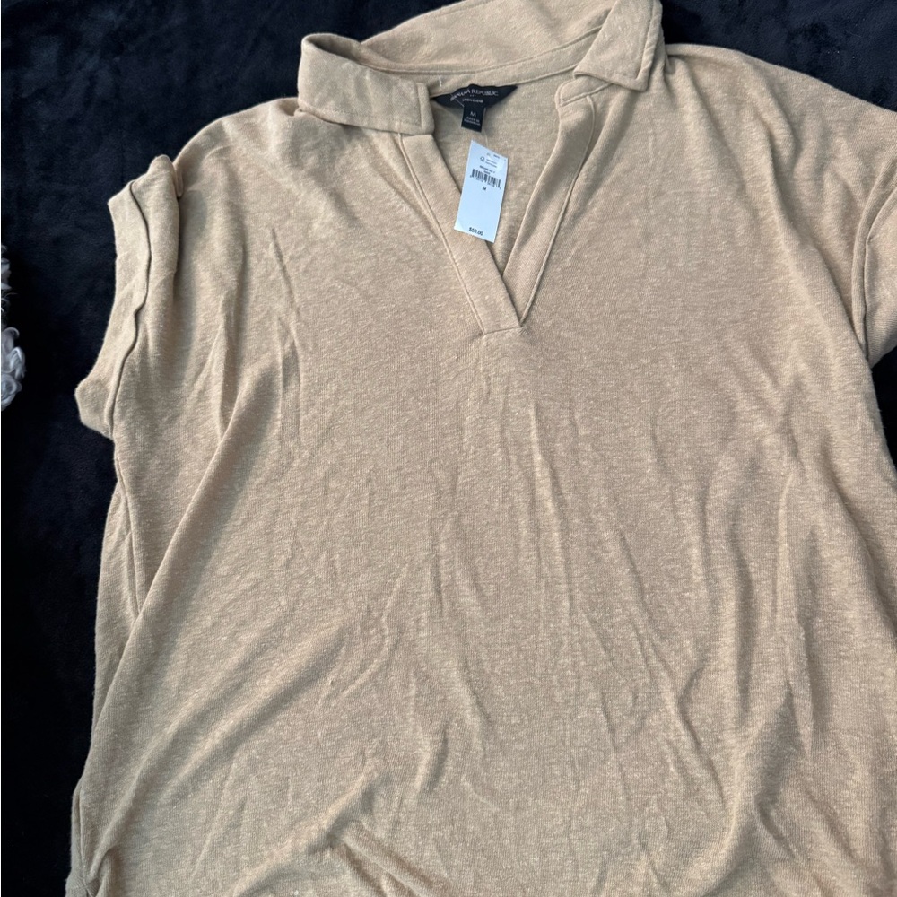 Banana Republic Beige Knit Top